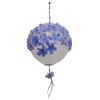 Cute Fabric Flower Paper Lantern Small Decorative Lantern Handhold Hanging Festival D√©cor, Blue - Default