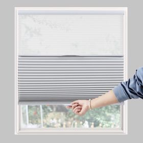 WELLSOURCE Day&Night Cellular Shades, Blackout Top Down Bottom Up Honeycomb Blinds for Windows, Cordless Window Shades with Sheer - White - Contact us