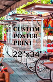 Upload Your Photo Image Custom Personalized Photo to Poster Printing Home Decor Wall Art Prints - 22*34