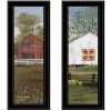 Trendy Decor 4U "Country Barns" Framed Wall Art, Modern Home Decor Framed Print for Living Room, Bedroom & Farmhouse Wall Decoration by Billy Jacobs -