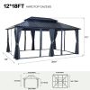 Luxembourg Gazebo (Powder Coated) - 12*18FT