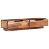 TV Stand 57.1"x11.8"x11.8" Solid Wood Sheesham - Brown