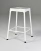 Counter Stool Metal White Powder Coating, Set of 2 - as Pic