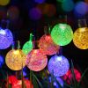 8 Modes Solar String Lights Outdoor LED Crystal Globe Light Waterproof Fairy Lights Garlands For Christmas Party Outdoor Decor - Warm - 6.5M 8 Modes 3