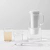 7-Cup Water Filter Pitcher - White - White