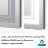 7 Size LED Bathroom Mirror Wall Mounted Vanity Mirror Anti-Fog Mirror Dimmable Lights with Touch Switch(Horizontal/Vertical) - 24"*36"