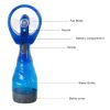 Mini Handheld Spray Fan Portable Water Spray Mist Fan Desk Humidification Cooling Sprayer For Outdoor Camping Hiking Air Cooler - Pink