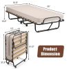 Extra Guest Folding Bed with Memory Foam Mattress - as show