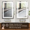 7 Size LED Bathroom Mirror Wall Mounted Vanity Mirror Anti-Fog Mirror Dimmable Lights with Touch Switch(Horizontal/Vertical) - 24"*36"