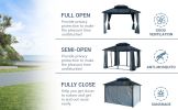 Luxembourg Gazebo (Powder Coated) - 12*12FT