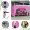 10'x20' Pop Up Canopy Tent with 6 Sidewalls, Ez Pop Up Outdoor Canopy for Parties, Waterproof Commercial Tent with 3 Adjustable Heights, Carry Bag, 6