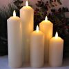 Candles with Timer;  Halloween Candles;  Battery Operated Candles;  LED Candles Set of 5 Decorative Home Decor Candle  - as pic - 5 pics