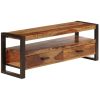 TV Stand 47.2"x13.8"x17.7" Solid Wood Sheesham - Brown