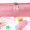 9Pcs Clothes Storage Bags Water-Resistant Travel Luggage Organizer Clothing Packing Cubes - Pink