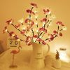 20 LED String Light Simulation Butterfly Orchid Branch Garland Light Vase Filler Flower Fairy Light Christmas Home Decoration - Purple