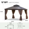 Brown Gazebo (Powder Coated) - 12*12FT