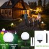 2/4/8pcs Led Solar Garden Light Solar Lamp Outdoor Waterproof Lawn Light Pathway Landscape Lamp For Home Yard Driveway Lawn Park - White light - 8pcs