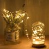 2/5/10m Pearl Wire Copper String Light Christmas Valentine Wedding Decoration for Home Wedding Party Mariage Garland Decoration - White - 5m