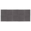 Decking Tiles 10 pcs Gray Wash 11.8"x11.8" Solid Acacia Wood - Grey