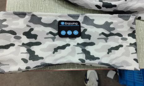 Fashion Simple Bluetooth Headband (Option: Camouflage-26x11CM)